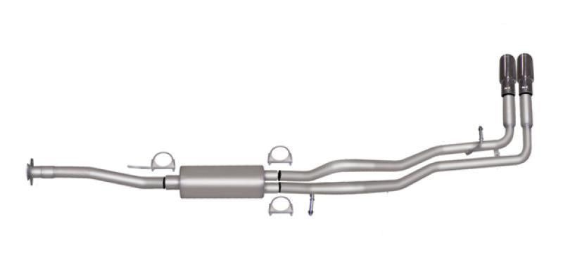 Gibson 15-18 Chevrolet Colorado LT 2.5L 2.25in Cat-Back Dual Sport Exhaust - Aluminized 5585 Main Image