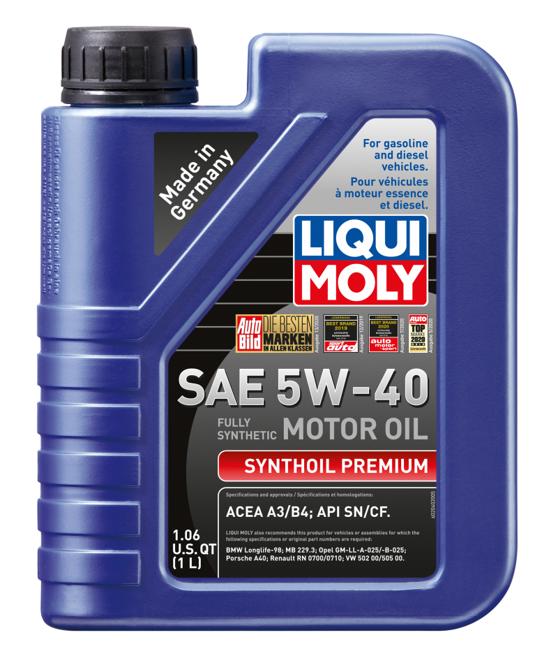 LIQUI MOLY LQM Motor Oil - Synthoil Prem Oils & Oil Filters Motor Oils main image