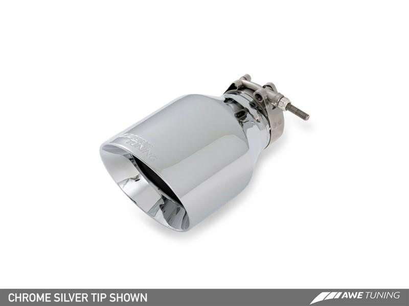 AWE Tuning VW MK7 Golf SportWagen Track Edition Exhaust w/Chrome Silver Tips (90mm) 3020-22016 Main Image