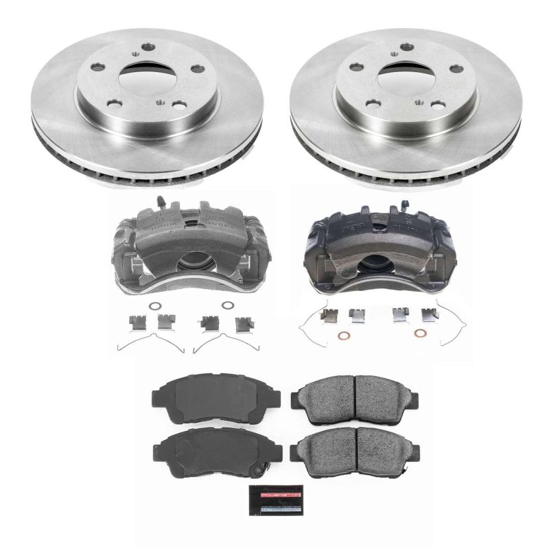 PowerStop PSB Autospecialty Kit w/Cals Brakes, Rotors & Pads Brake Kits - OE main image