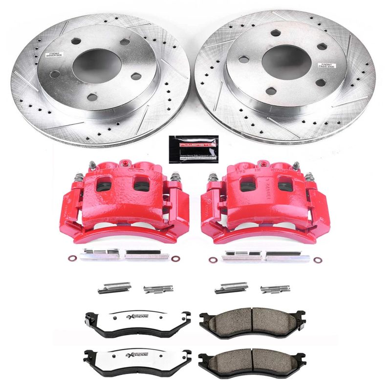 PowerStop PSB Z36 Truck & Tow Kit w/Cals Brakes, Rotors & Pads Brake Kits - Performance D&S main image