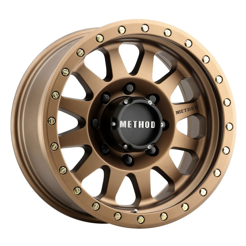Method MR304 Double Standard 17x8.5 0mm Offset 8x6.5 130.81mm CB Method Bronze Wheel MR30478580900