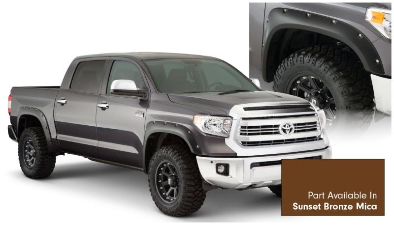 Bushwacker 16-17 Toyota Tundra Fleetside Pocket Style Flares 4pc - Sunset Bronze Mica 30918-83 Main Image