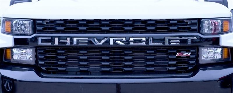 Putco 2020 Chevy Silverado HD - Grille Letters - Stainless Steel Chevrolet Letters 55553GM Main Image