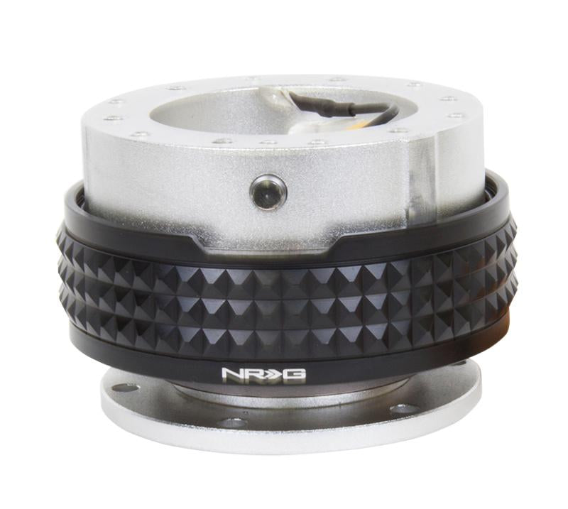 NRG Quick Release Kit - Pyramid Edition - Silver Body / Black Pyramid Ring SRK-210SL/BK Main Image