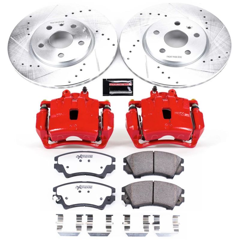 PowerStop PSB Z26 Street Kit w/Cals Brakes, Rotors & Pads Brake Kits - Performance D&S main image