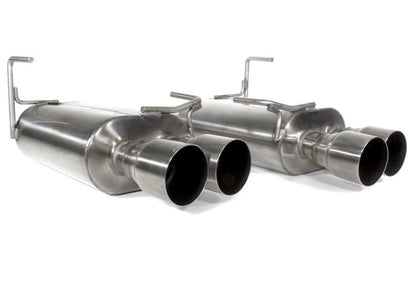 Perrin 11+ Subaru STi/WRX Sedan Brushed Dual Tube Cat-Back Exhaust w/ Quad Straight Cut Tips PSP-EXT-351BR *Discontinued