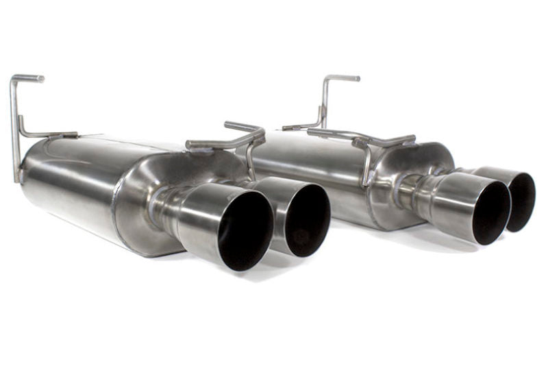 Perrin 11+ Subaru STi/WRX Sedan Brushed Dual Tube Cat-Back Exhaust w/ Quad Straight Cut Tips PSP-EXT-351BR