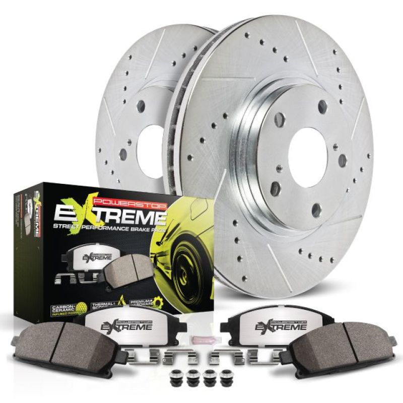 PowerStop PSB Z26 Street Warrior Kit Brakes, Rotors & Pads Brake Kits - Performance D&S main image