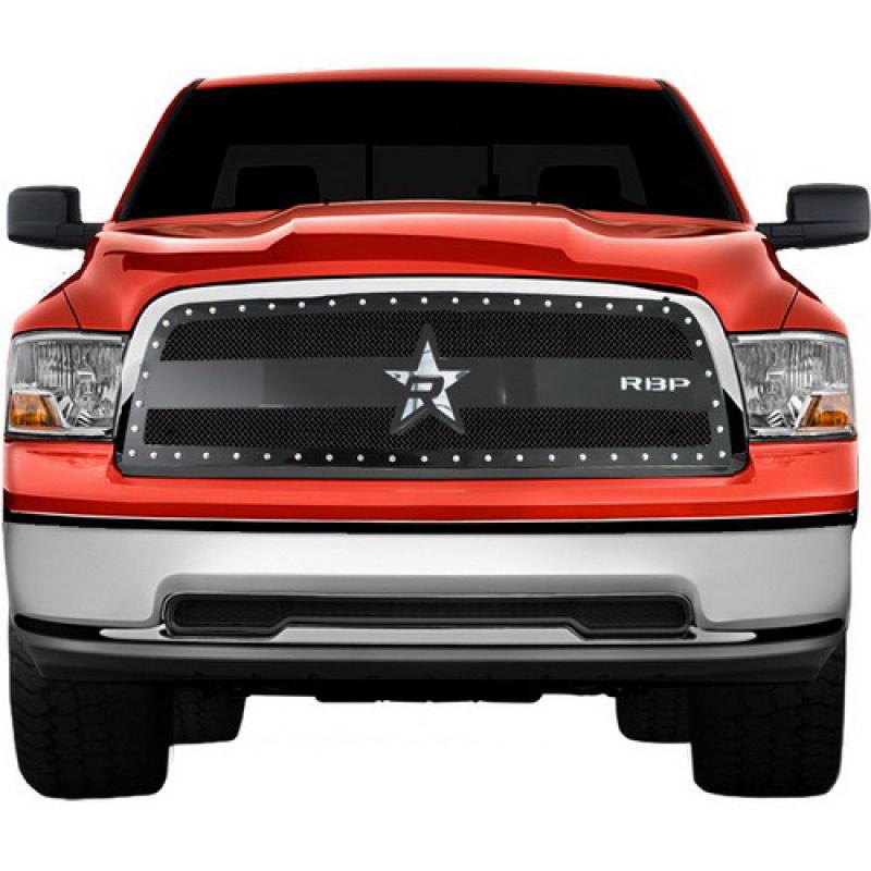 RBP RX-3 Series Studded Frame 1pc. Grille 16-17 GMC Sierra 1500 (Except All-Terrain Edition) - Black RBP-951211 Main Image