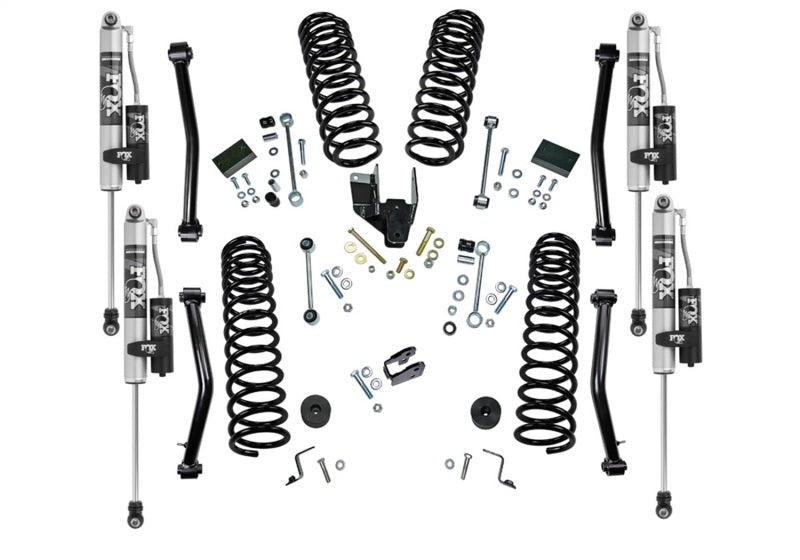 Superlift 18-22 Jeep Wrangler JL (NO Mojave) 4WD 4in. Dual Rate Coil Lift Kit w/Fox 2.0 Res Shocks K186FX