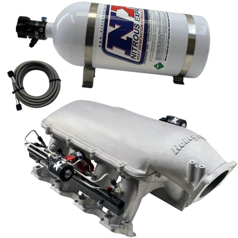 Nitrous Express Holley Hi-Ram Intake Manifold for Cathedral Port Heads w/NX Direct Port INTAKE004 Main Image