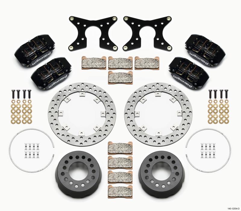 Wilwood Dynapro Lug Mount Dual Rear Dynamic Kit SA Drilled 58-64 Olds/Pont 1/2in Studs 140-12554-D Main Image