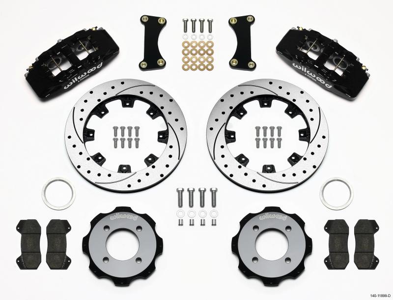 Wilwood Dynapro 6 Front Hat Kit 12.19in Drilled 2011 Fiesta 140-11899-D Main Image