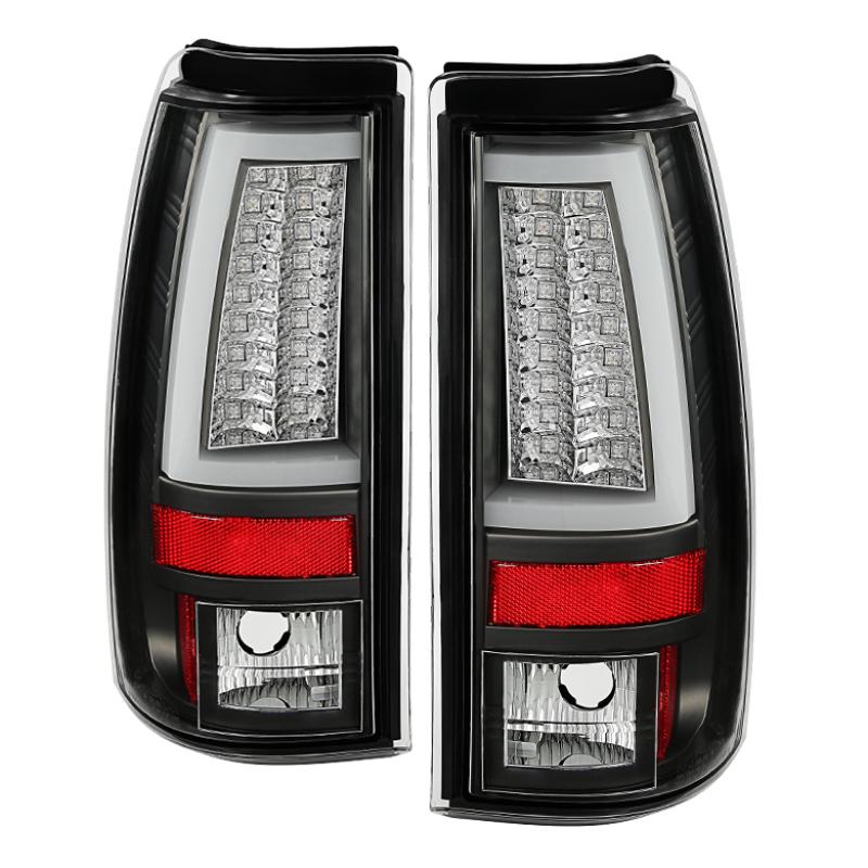 Spyder Chevy Silverado 1500/2500 99-02 Version 2 LED Tail Lights - Black ALT-YD-CS99V2-LED-BK 5081865 Main Image