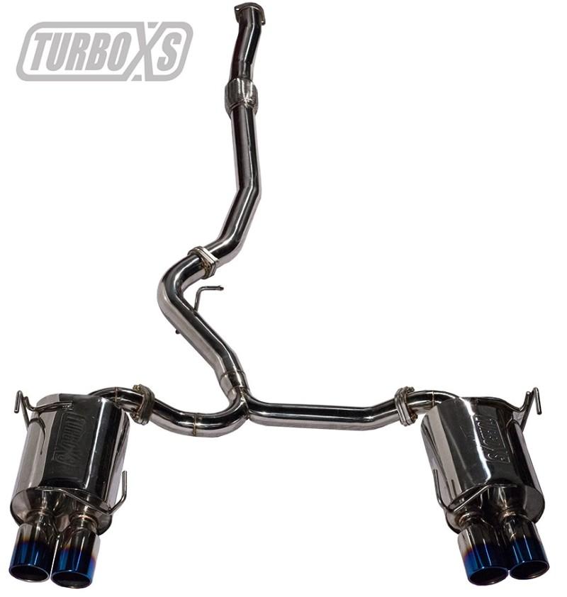 Turbo XS 2015 Subaru WRX STI Sedan Quad Tip Catback Exhaust txs-WS15-CBE Main Image