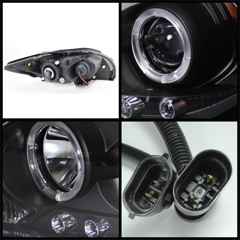 Spyder Scion TC 08-10 Projector Headlights LED Halo -Replaceable LEDs Blk PRO-YD-TTC08-HL-BK 5073303 Main Image