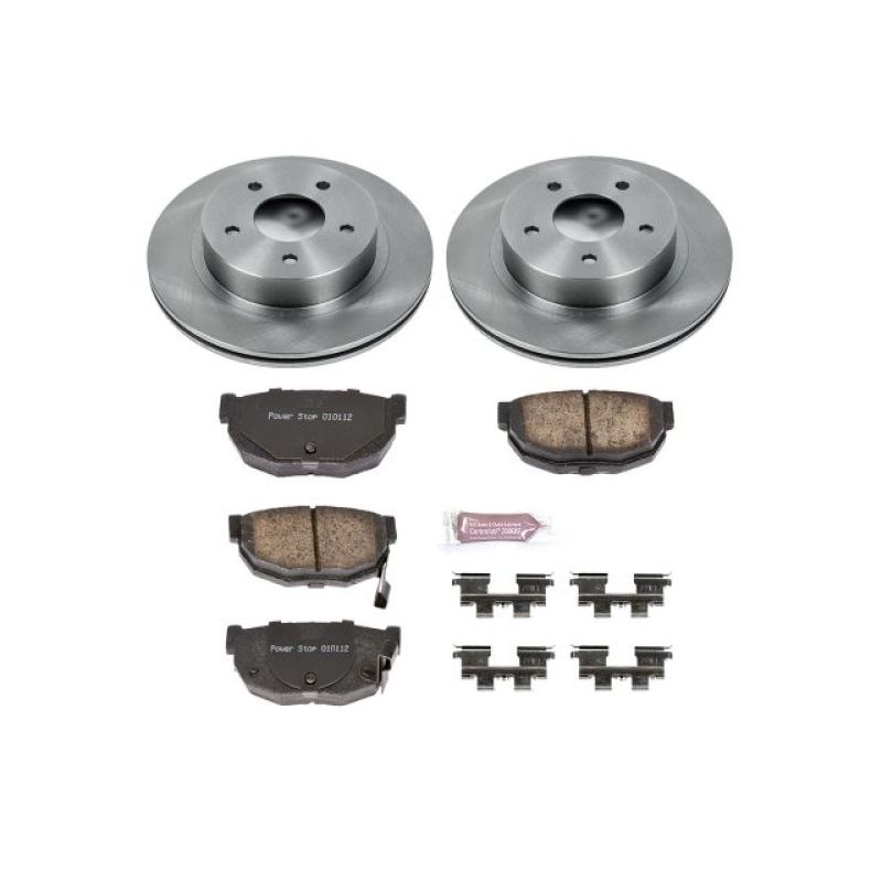 PowerStop PSB Autospecialty Kit Brakes, Rotors & Pads Brake Kits - OE main image