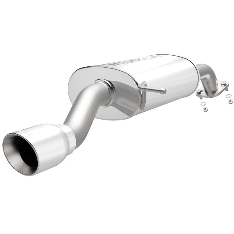 MagnaFlow 11-13 Mazda 2 1.5L Single Rear Exit Stainless Catback Performance Exhaust 15555 Main Image