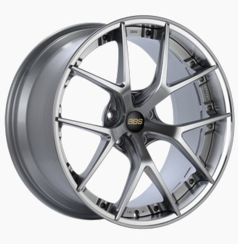 BBS RI-S 20x9 5x120 ET25 Diamond Silver Center / Diamond Cut Lip Wheel -82mm PFS/Clip Required RIS001DSPK