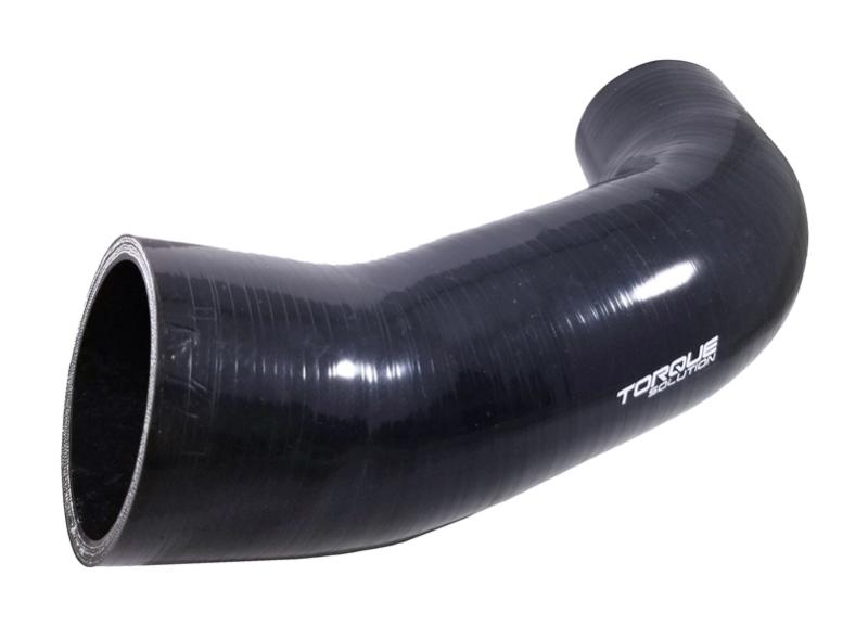 Torque Solution Turbo Inlet Hose Black: 2015+ VW Golf/GTI/Golf R (MK7) / 2015+ Audi A3/S3 TS-VW-394 Main Image