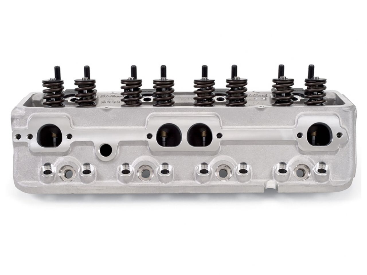 Edelbrock Cylinder Head, E-Street, SB chevrolet 64cc (Complete, Pair)