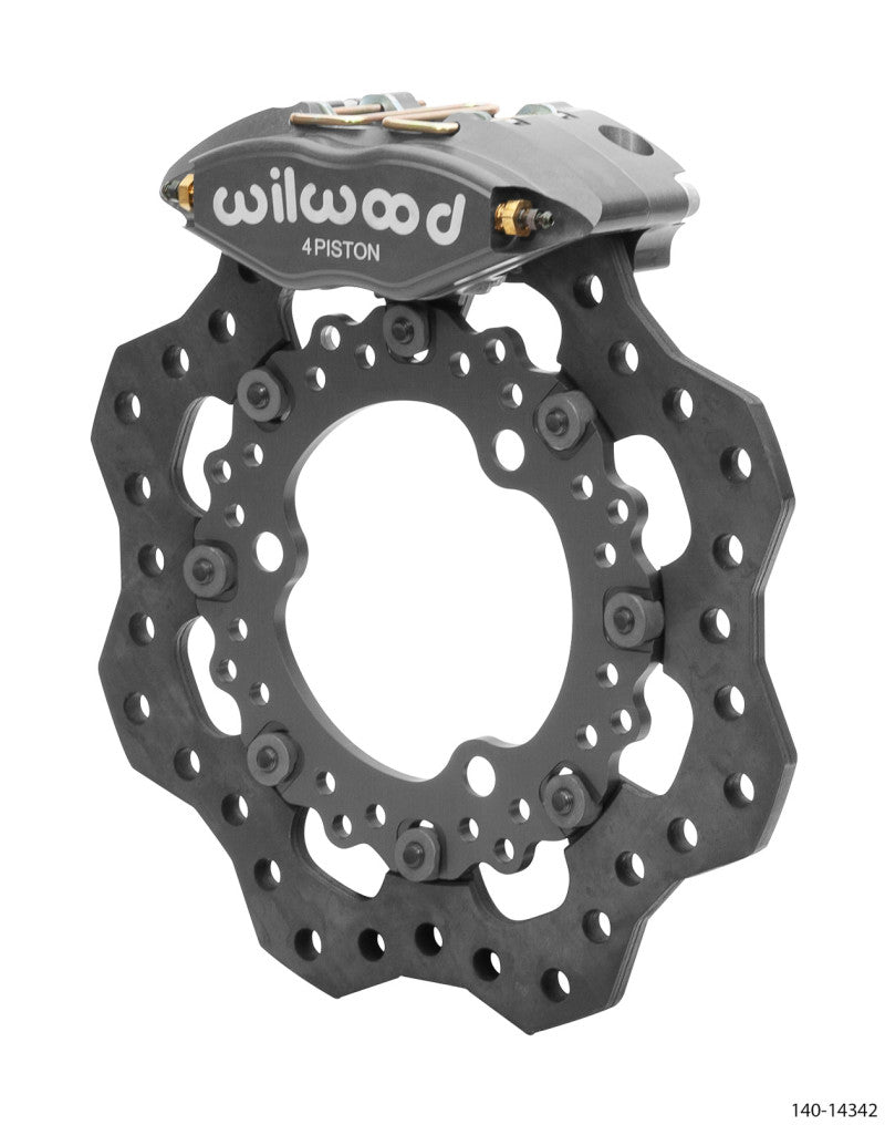 Wilwood Powerlite- Front Kit 11.75in Dirt Modified 11.75in Scalloped Steel Rotor 140-14342