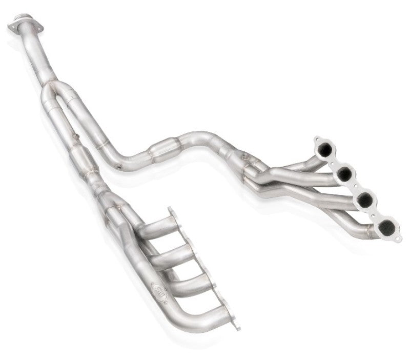 Stainless Works 2020-21 Silverado HD 6.6L 2in Long Tube Header Kit Factory Connect CT220HCATY