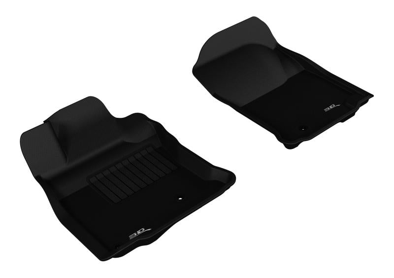 3D MAXpider 2010-2012 Toyota 4Runner Kagu 1st Row Floormat - Black L1TY04411509 Main Image