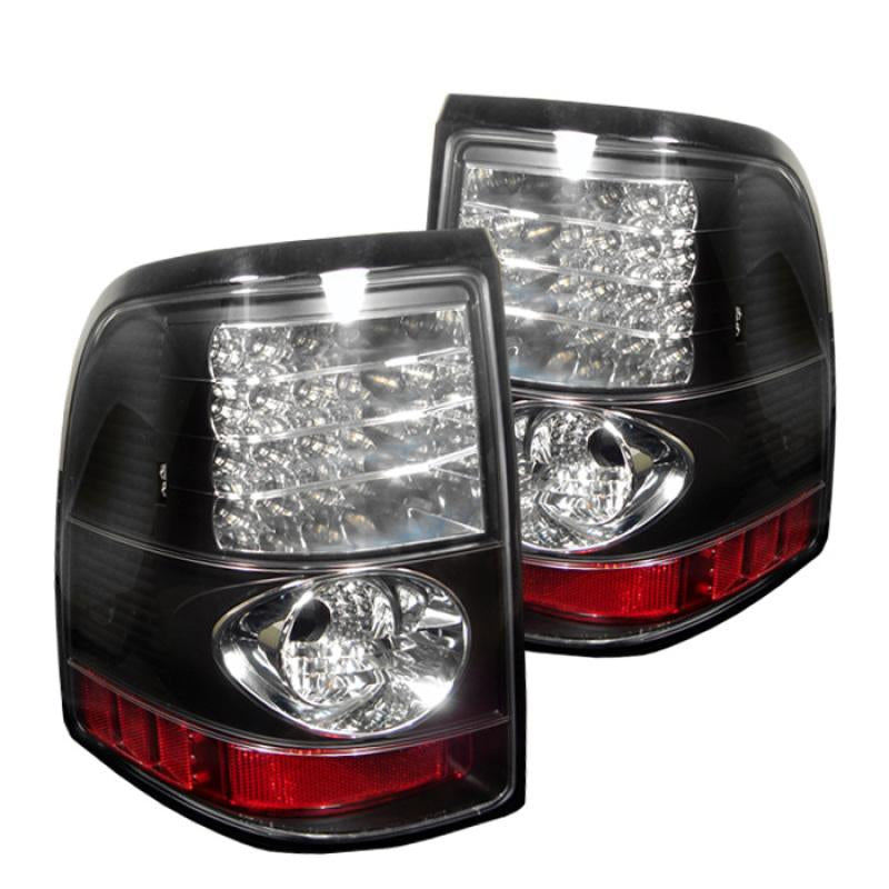 Spyder Ford Explorer 4Dr (Except Sport Trac)02-05 LED Tail Lights Black ALT-YD-FEXP02-LED-BK 5002952 Main Image