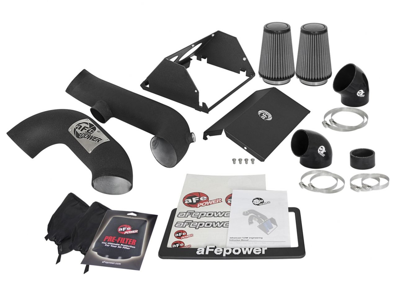 aFe Magnum FORCE Stage-2XP Pro DRY S Cold Air Intake System Black Ford F-1