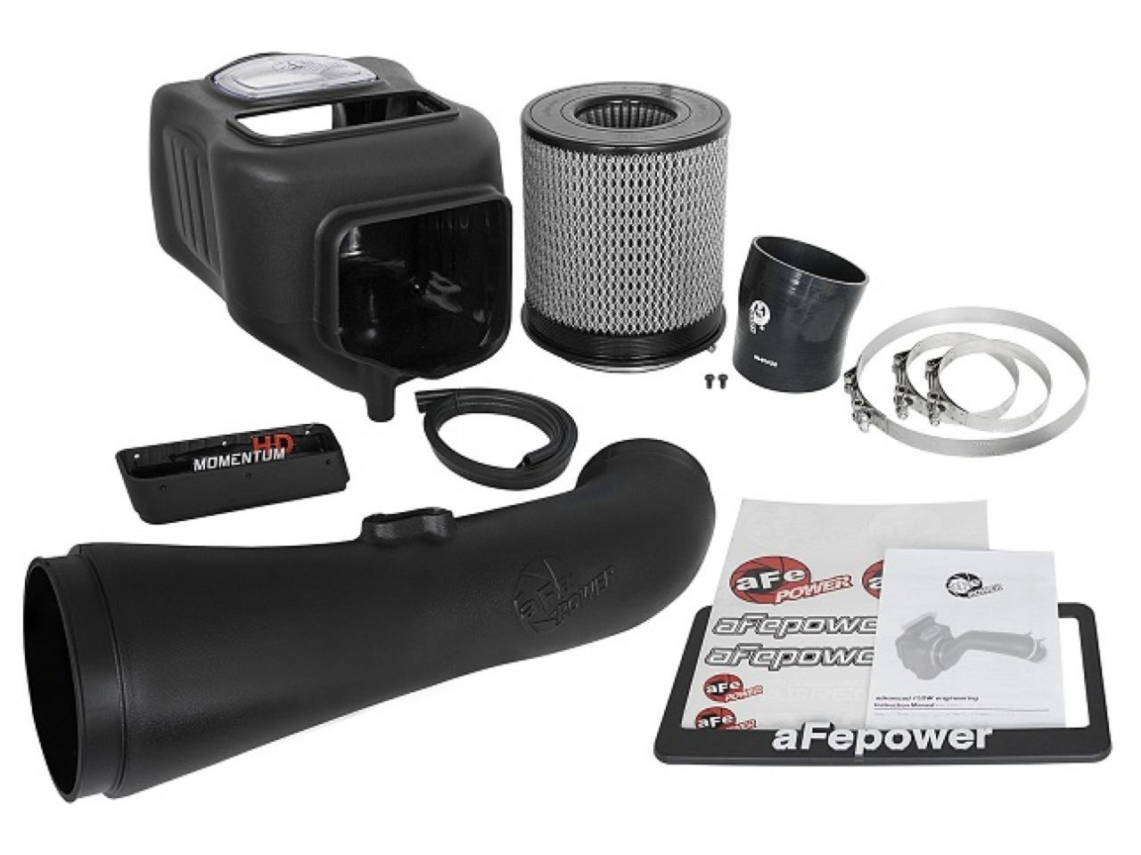 aFe Momentum HD Pro DRY S Cold Air Intake System GM Diesel Trucks 17-18 V8