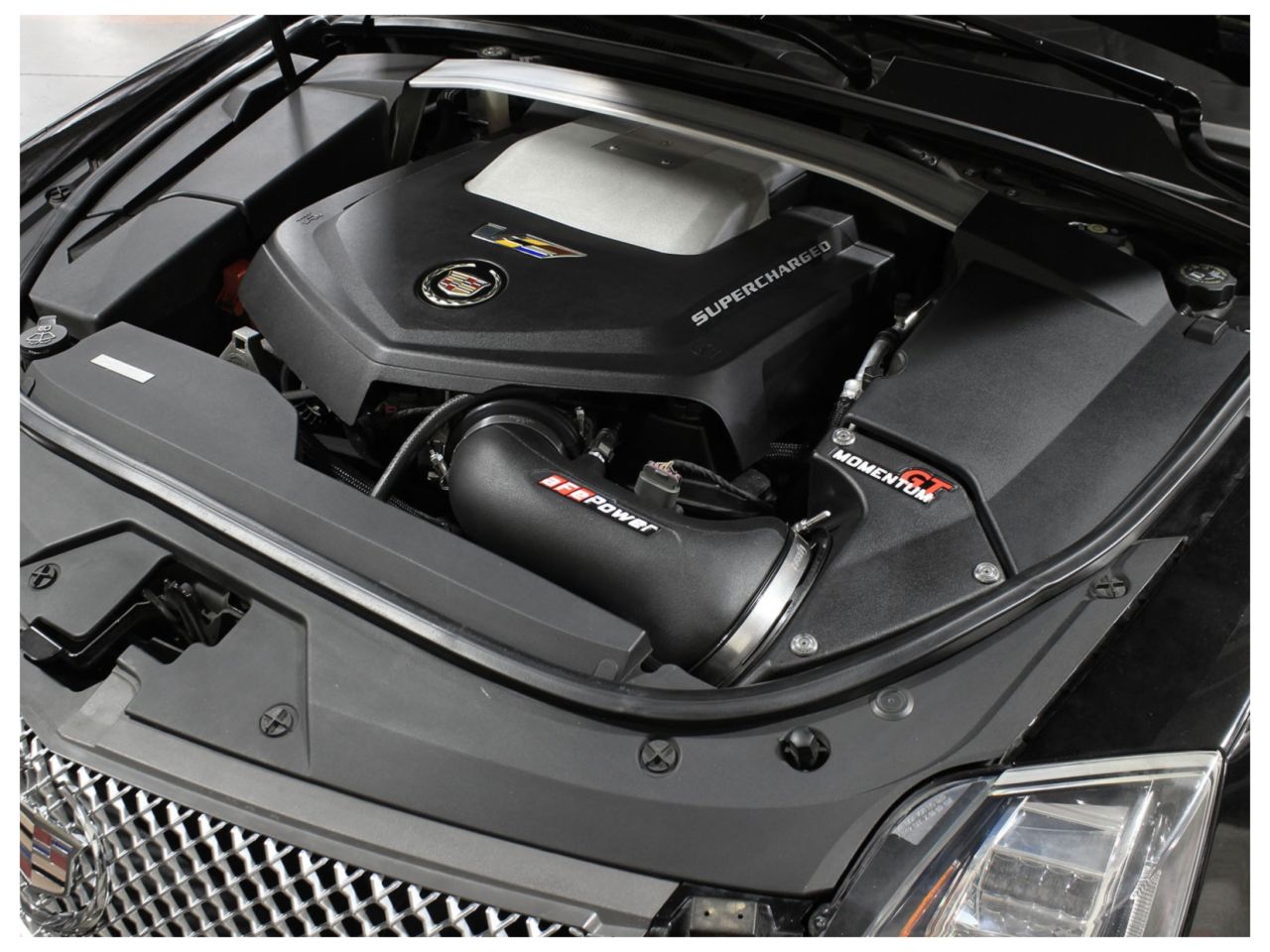 aFe Cold Air Intake System, Momentum GT PRO DRY S for Cadillac CTS-V 09-15