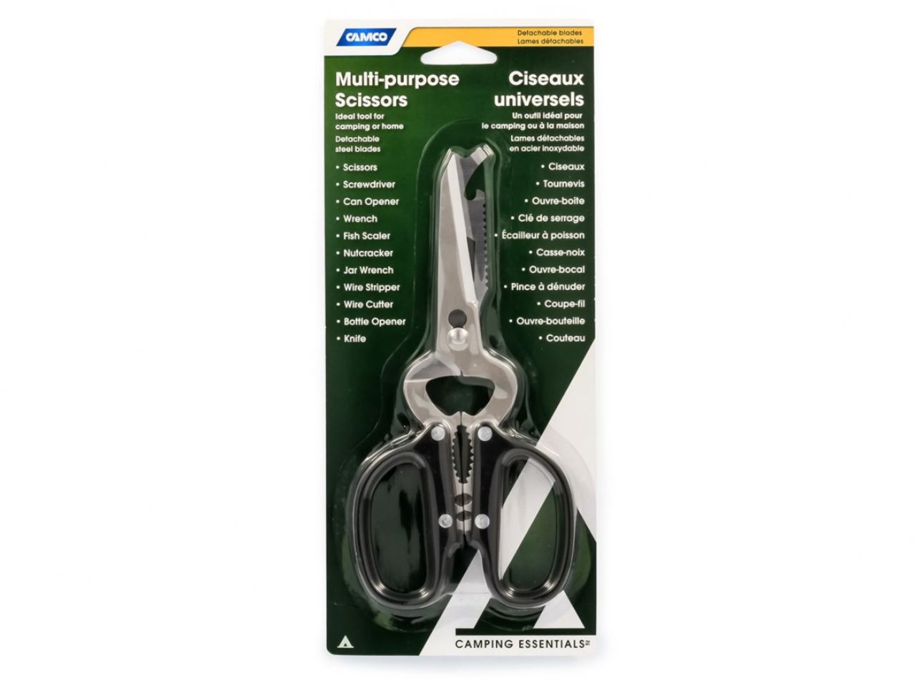 Camco MultiPurpose Scissors - Bilingual