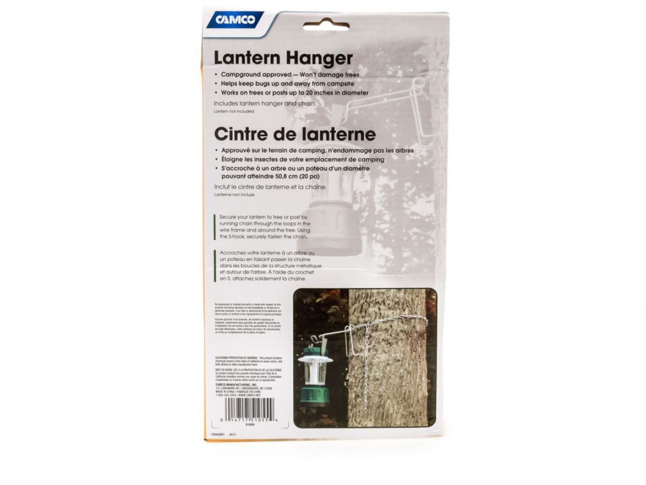 Camco Lantern Hanger - Bilingual