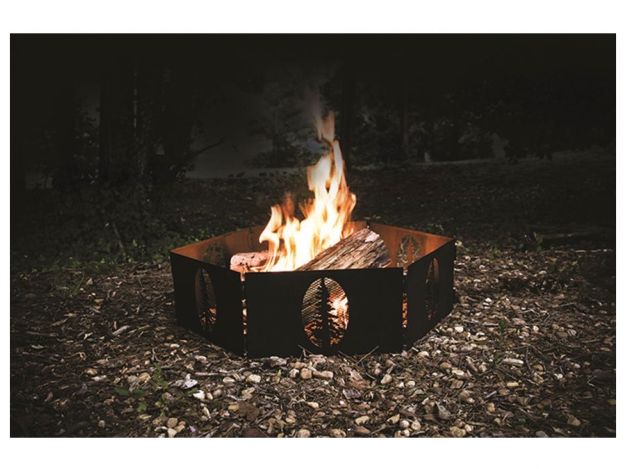 Camco Portable Campfire Ring - W / Bag Bilingual