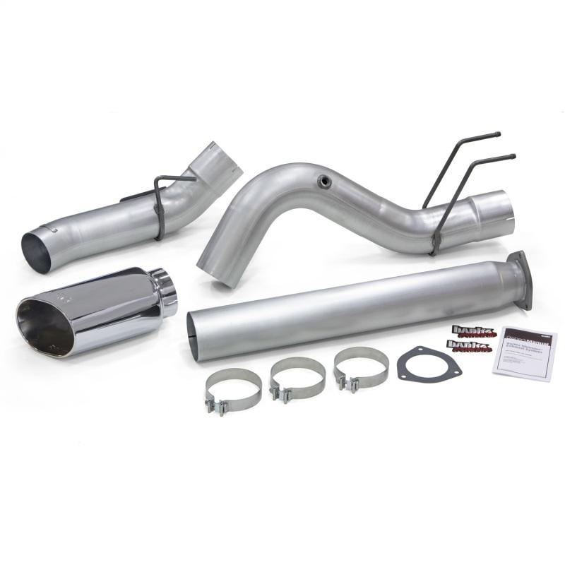 Banks Power 2017 Ford 6.7L 5in Monster Exhaust System - Single Exhaust w/ Chrome Tip 49795 Main Image