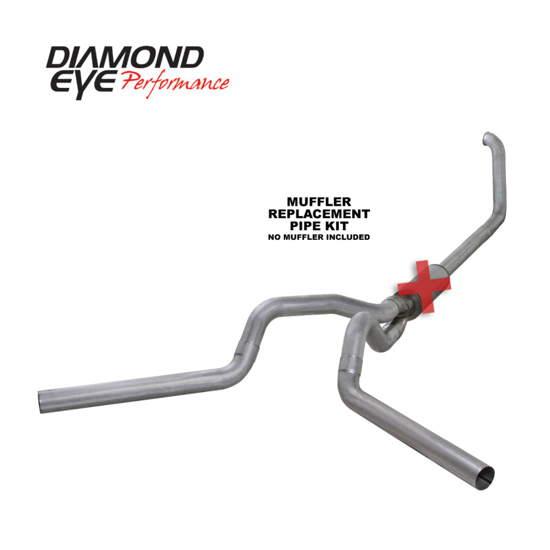 Diamond Eye Performance DEP Turbo Back Exhaust Kit AL Exhaust, Mufflers & Tips Turbo Back main image