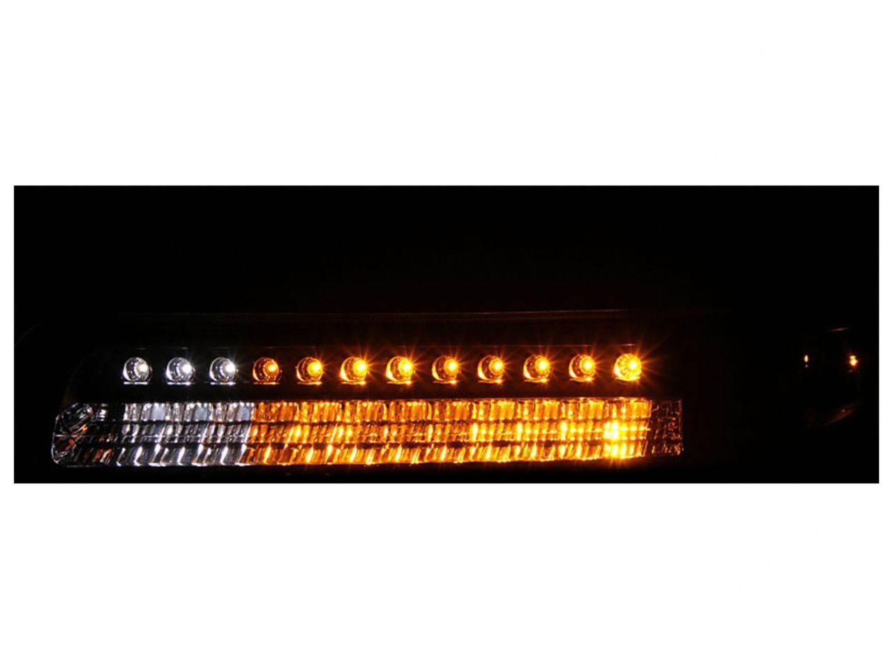 Anzo 1999-2002 Chevrolet Silverado 1500 LED Parking Lights Chrome w/ Amber