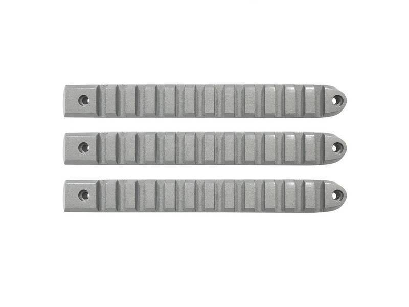 DV8 Offroad 2007-2018 Jeep JK Silver Rail Style Door Handle Inserts - Set Of 3 D-JP-190028-AL-3 Main Image