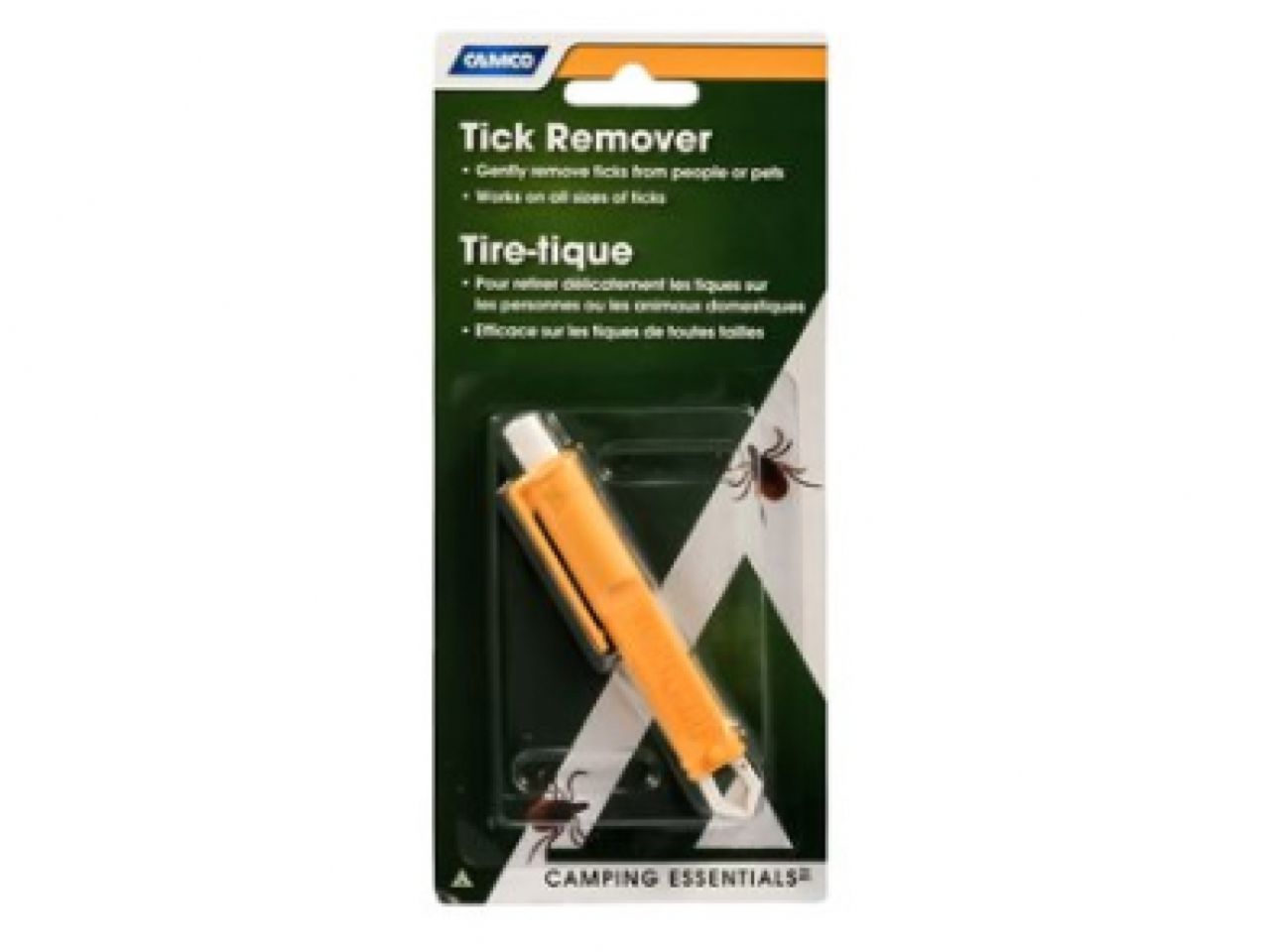 Camco Tick Remover - Bilingual