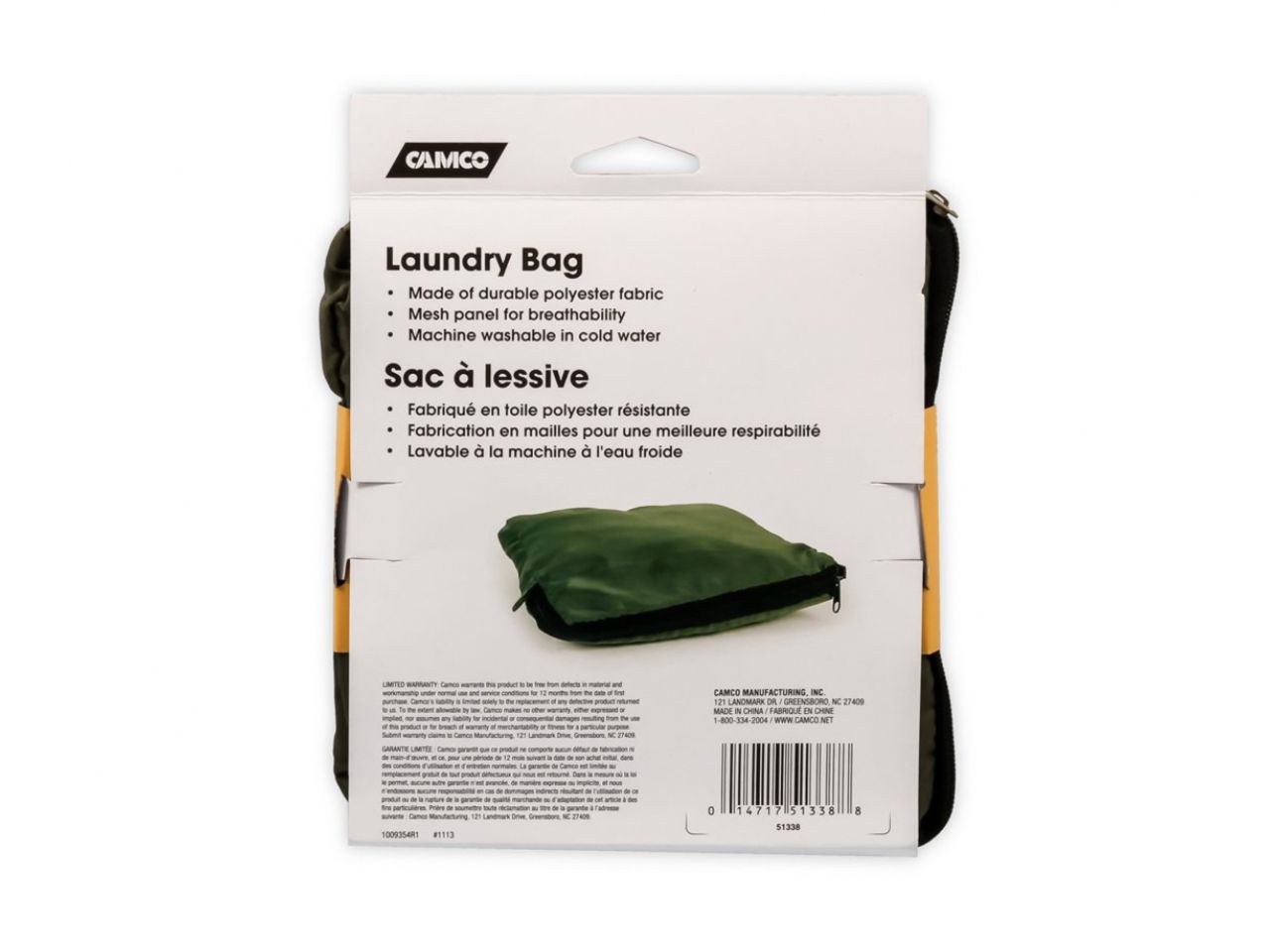 Camco Laundry Bag - Bilingual