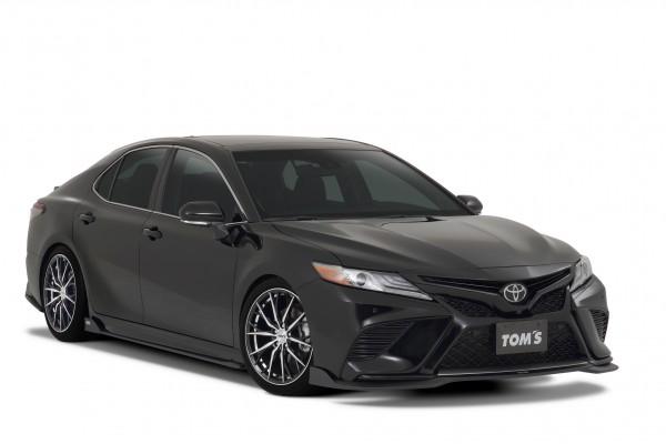 TOM'S Racing Front Diffuser - 2018-2020 Toyota Camry (FRP-Painted- Matte Black)