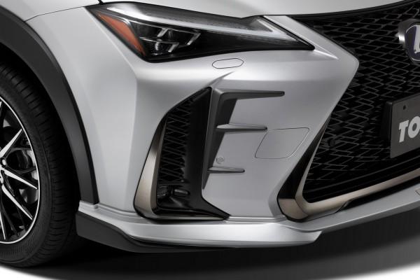 TOM'S Racing Front Bumper Garnish - 2019+ Lexus UX (UX200 & UX250h) F-Sport- [FRP- Painted Matte Black]