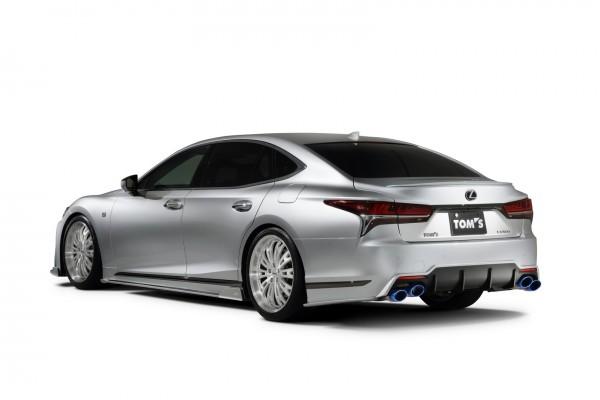 TOM'S Racing Rear Bumper Diffuser for 2018+ Lexus LS500 (FRP-Unpainted)