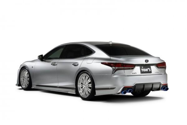 Apexi TOM'S Racing- Rear Bumper Diffuser for 2018+ Lexus LS500 (FRP-Unpainted)