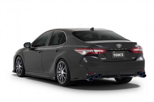 TOM'S Racing Rear-Side Fin - 2018-2020 Toyota Camry (FRP-Painted- Matte Black)