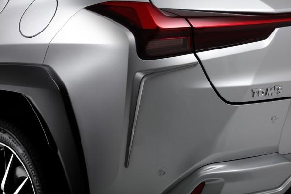 TOM'S Racing Rear Bumper Garnish - 2019+ Lexus UX (UX200 & UX250h)- [FRP- Painted Matte Black]