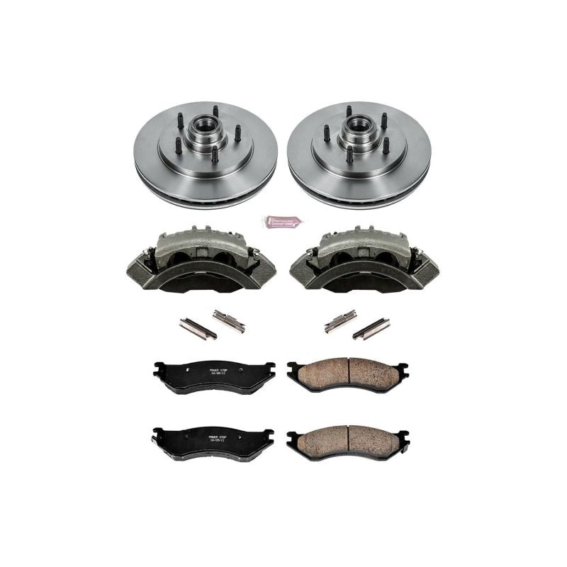 PowerStop PSB Autospecialty Kit w/Cals Brakes, Rotors & Pads Brake Kits - OE main image