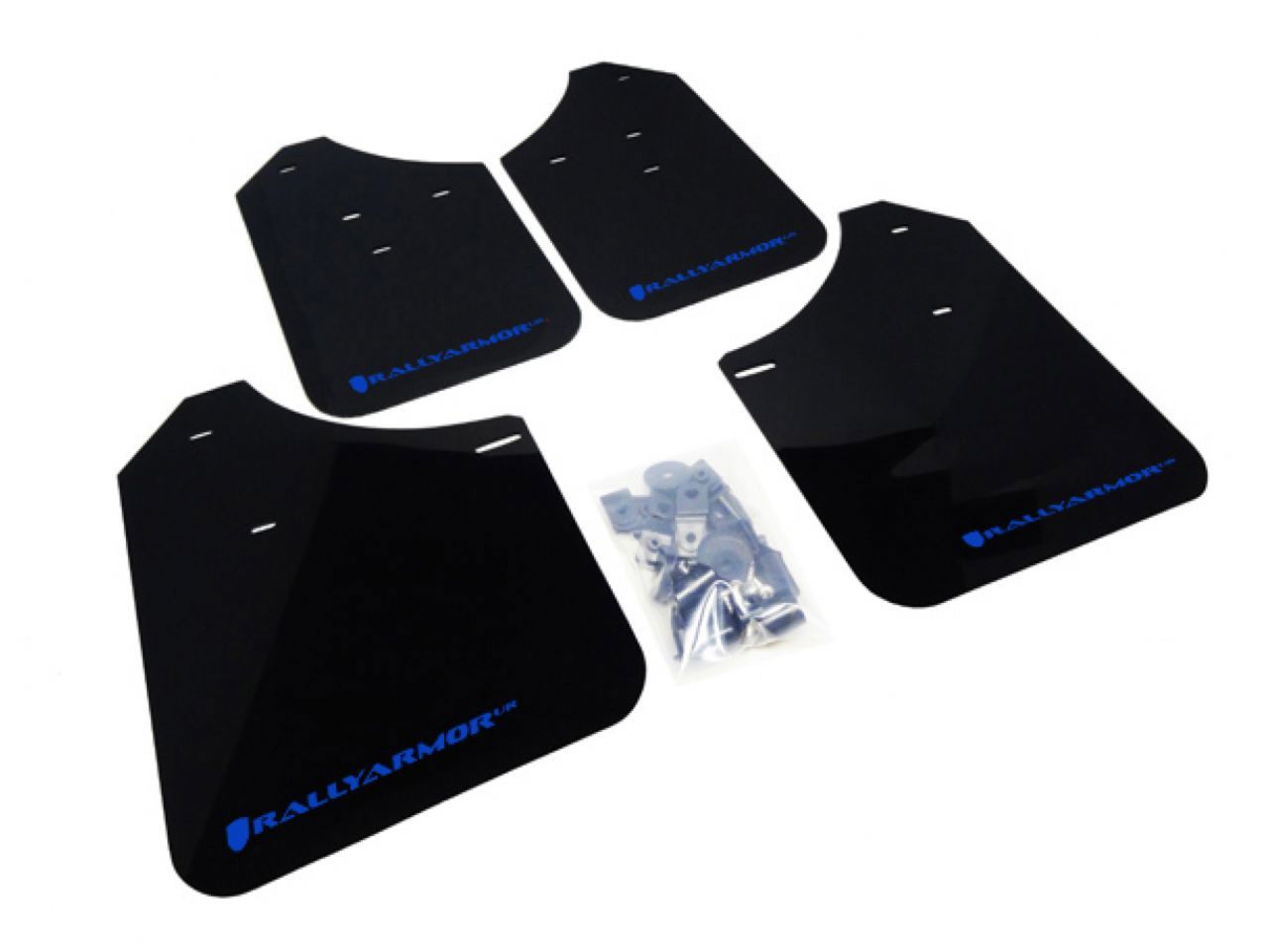 Rally Armor Mud Flaps MF1-UR-BLK/BL Item Image